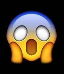 The Emoji Scream On A Black Background Emoji Photo Emoji Emoji Characters