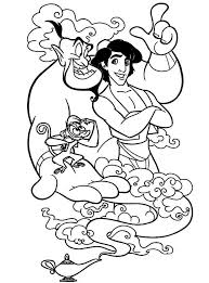 The genie and the sultan coloring sheet, aladin coloring page, disney coloring pages, color plate, coloring sheet,printable coloring picture. Aladdin Coloring Pages 100 Images Free Printable