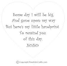 Mother S Day Handprint Poem