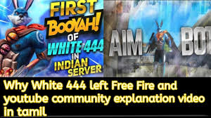Download youtube video's in all available formats. Why White 444 The Legend Left Youtube And Free Fire Community In Tamil Youtube