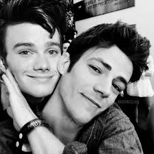 I Loooove These Cute Faces Glee Cast Chris Colfer Grant Gustin Glee