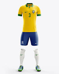 Download Full Soccer Kit Front View In Apparel Mockups On Yellow Images Object Mockups Shirt Mockup Soccer Kits Clothing Mockup PSD Mockup Templates