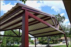 Free Standing Steel Carport Pictures Kirby Job San Antonio Texas Steel Carports Carport Patio Carport