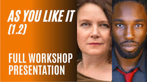 Listen or Watch: Shakespeare's AS YOU LIKE IT Workshop Presentation