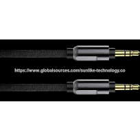 ‫سلك صوت HIFI بالجملة، سلك HIFI 3.5 ملم، أنثى إلى أنثى، سلك للموسيقى  والفيديو والحفلات الموسيقية وسلك سماعة الأذن وسلك الاستماع‬‎