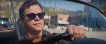 The most visible pair in the film and on promotional photos are the entourage of 7 beacon sunglasses, but the black spectaculars benjamin look just as great on matt damon.the glasses can be seen in the first part of the film. Spectaculars Benjamin Sunglasses Worn By Matt Damon As Carroll Shelby In Ford V Ferrari 2019