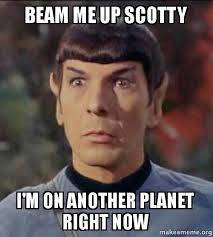 That's my new headcanon, that makes this better for me. Beam Me Up Scotty The Institute For Systemic Leadership