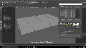 Baking Inside Maya 2016 Extension 2 Maya Zbrush Tutorial Game Assets