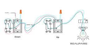 Don't perform wiring when the power is supplied to a switch, otherwise, an electric shock may occur. Two Way Switching Explained How To Wire 2 Way Light Switch Realpars