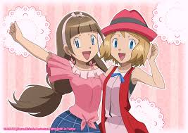 Commission For Victoria Ishikawa Her Oc Vanessa With Her Cousin Serena From Pokemon I Hope You Like It Pokemon Ash And Serena Pokemon Characters Cute Pokemon