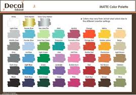 Vinyl Color Sample Chart For Sale Stick On Wall Art Personalized Wall Decals Color Sample Pallet