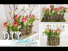 Tisch deko ideen blumengestecke selber machen. Diy Ausgefallene Blumendeko Mit Holz Selber Machen Deko Kitchen Youtube