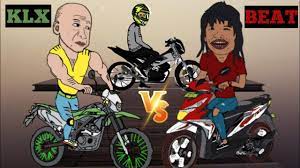 Check out inspiring examples of aniimasi artwork on deviantart, and get inspired by our community of talented. Kartun Lucu Motor Klx Vs Beat Youtube