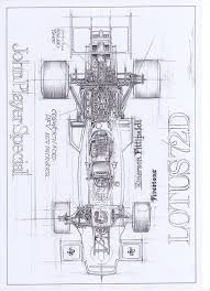 Love The Lotus Simplistic Design Cant Wait To Start My Next Open Wheeler Car Drawings Automotive Art Motorsport Art