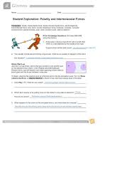 Check spelling or type a new query. Gizmo Chem Misc Gizmo Student Exploration Polarity And Intermolecular Forces In 2021 Intermolecular Force Covalent Bonding Student