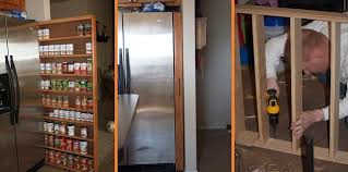 It becomes much easier to do food shopping check the ceiling or attic to ensure that no electrical wiring cross the places where you are preaching. How To Diy Space Saving Pull Out Pantry Cabinet