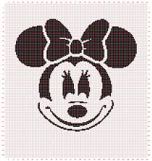 minnie mouse 150x163 love to cross stitch kids cross