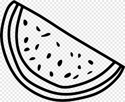 Lindo mano verano dibujo de la caligrafía de fondo / vector con las rebanadas de sandía. Dibujo Para Colorear Sandia Dibujo En Blanco Y Negro Sandia Comida Monocromo Png Pngegg