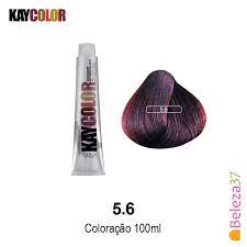 Alto poder na cobertura de brancos; Kaycolor Coloracao 100ml Cor 5 6 Beleza37