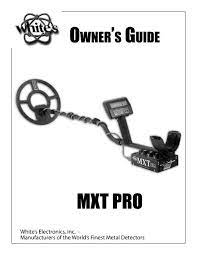 Hunt for weeks & months on a single charge! Mxt Pro White S Metal Detectors