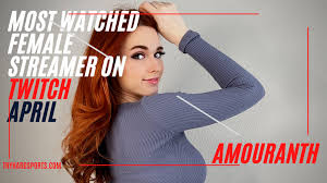 Last seen 1 minute ago. Amouranth Dethrones Pokimane Most Watched Female Streamers On Twitch April 2021 Tryhardsports