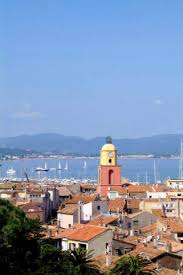 Haus • 10 zimmer • 9 bett. Fotodesign F1 Blick St Tropez Hafen Im Hintergrund Frankreich Kunstdruck