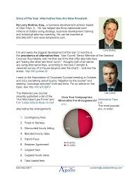 Story of the Year: Alternative Fees Are Now Prevalent