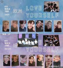 Buy bts albums at the world's best kpop online store! Bts Love Yourself Dvd New York And Europe Photocards Bts Merch Bts Love Yourself Photocard