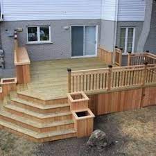 Deck Mit Eingebauten Blumenkasten Patio Deck Designs Decks Backyard Patio Design