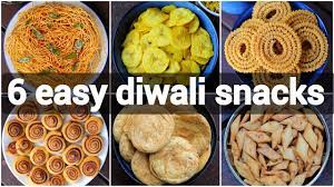 6 Easy Diwali Snacks Recipes Quick Deepavali Snacks Recipes Diwali Savouries Youtube Tea Time Snacks Snacks Diwali Snacks