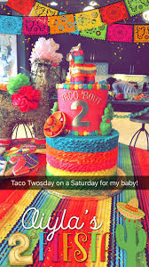Aiyla S Taco Twosday Birthday Party Mexican Birthday Parties Mexican Birthday 2nd Birthday Party For Girl