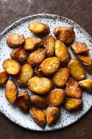 Crispy Kipfler Potatoes Georgeats Recipe Potatoes Crispy Dried Potatoes