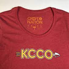 Kansas City Chiefs Chive Nation KCCO Red Short Sleeve Women's Shirt  Large | eBay