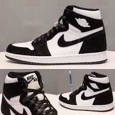 Air Jordan 1 Retro High Og Panda Black White 2019 Wmns Air Jordan Retro 1 High Og Panda Black Black White Metallic Gold April 26th 2019 160 Via Sneakernews