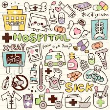 Cute Doodle Hospital Wall Decal Easy Installation 365 Day Money Back Guarantee Browse Other Patterns From This Colle Cute Doodles Doodle Drawings Doodles