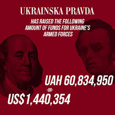 Ukrainska Pravda raises over US$1.4 million for Ukraine's Armed Forces in  2024 | Ukrainska Pravda
