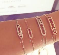 Shop unique messika bracelets from the world's best jewelry dealers. Messika Bracelets Hand Jewelry Rings Bangles Jewelry Designs Diamond Jewelry Designs