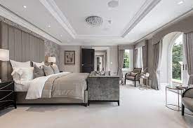 Place the mirrors to the good angles. Elegant Classic Contemporary Master Bedroom Suite In Luxurious Surrey Mansion In Subt Elegant Master Bedroom Luxury Master Bedroom Suite Luxury Bedroom Master