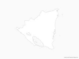 Mi) making it the region's biggest country. Vector Map Of Nicaragua Outline Free Vector Maps