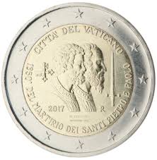 Cette piece a été dessinée par philippe starck. 2 Euro Commemoratives Du Vatican Valeur Des Pieces De 2 Euros