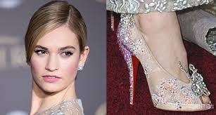 Our cinderella is a really. Lily James Is Real Life Disney Princess In Louboutin Cinderella Shoes