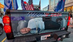 Trump faces ire for posting video with image of hog-tied Biden - The Week