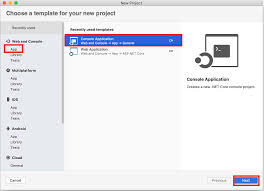 Create A Net Console Application Using Visual Studio For Mac Net Microsoft Docs