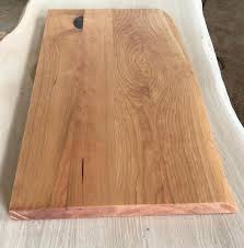 Waschtischplatte Tischplatte Kirsche Verleimt Einseitige Baumkante Geolt 100x40x4cm Waschtischplatte Kirschholz Kuche Tresen
