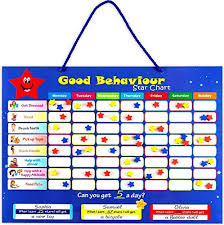 Amazon Com Chore Chart For Kids Good Behavior Star Chart