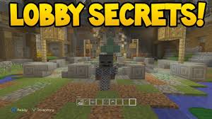 New Lobby Secrets In Minecraft Console Edition Tu51 Update Youtube