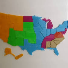 3d Printable Usa States Magnetic Puzzle Set By 3d Central Puzzle Set 3d Models For Printing 3d Printing