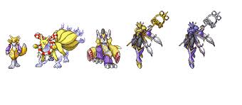 renamon digivolution clipart images gallery for free