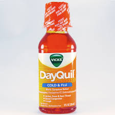 Dayquil Cold Flu Liquid Dosage Rx Info Uses Side Effects