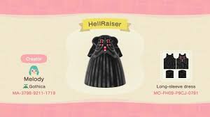 Hellraiser Dress Animal Crossing Game Animal Crossing Qr Animal Crossing